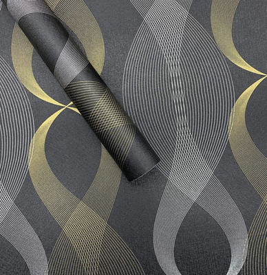 LUXURA CREATIONS Vinyl Abstract Multicolor Wallpaper(L x W: 200 cm x 45 cm)