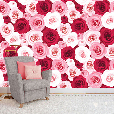 Asprintsolution Vinyl Decorative Multicolor Wallpaper(L x W: 41 cm x 244 cm)