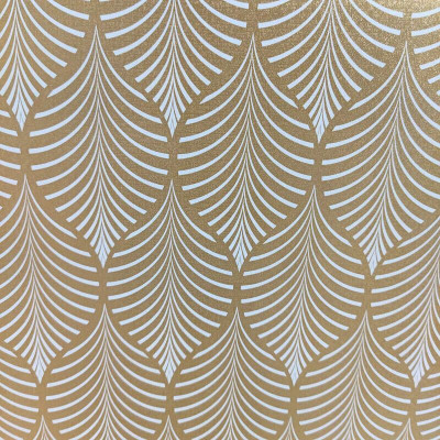 AURORA SHOPPE Vinyl Abstract Orange Wallpaper(L x W: 200 cm x 45 cm)