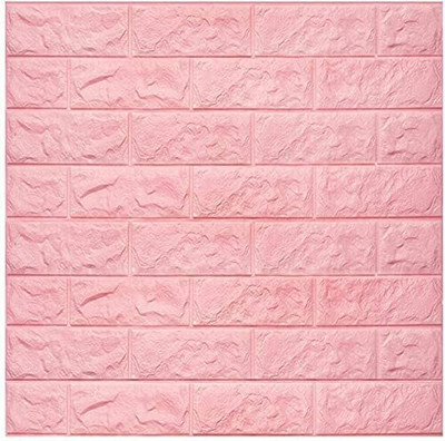 Darsh Enterprise Abstract Pink Wallpaper(30 cm x 30 cm)