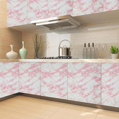 SOJITRA EXPORT Abstract Pink, Multicolor Wallpaper(200 cm x 60 cm)
