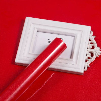 SUPERFAB Decorative Red Wallpaper(121 cm x 60 cm)