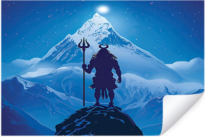 Flexora Vinyl Religious Multicolor Wallpaper(L x W: 91.44 cm x 60.96 cm)