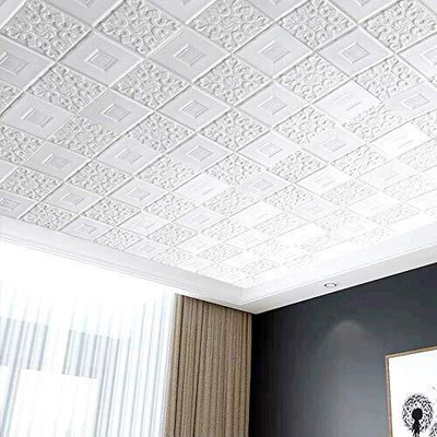Flipkart SmartBuy Vinyl Decorative Multicolor Wallpaper(L x W: 70 cm x 70 cm, Pack of 10)