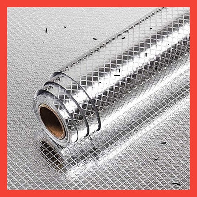 SOJITRA EXPORT Abstract Silver Wallpaper(200 cm x 60 cm)