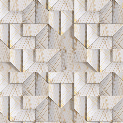 PrintCrown Vinyl Architecture White Wallpaper(L x W: 244 cm x 41 cm)