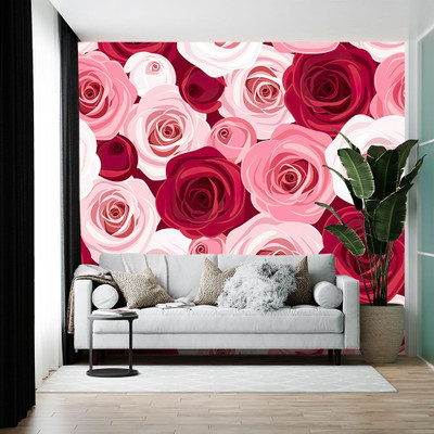 wallpics Vinyl Abstract Multicolor Wallpaper(L x W: 500 cm x 35 cm)