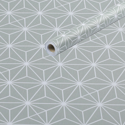 Vinaka Abstract Grey Wallpaper(40 cm x 100 cm)