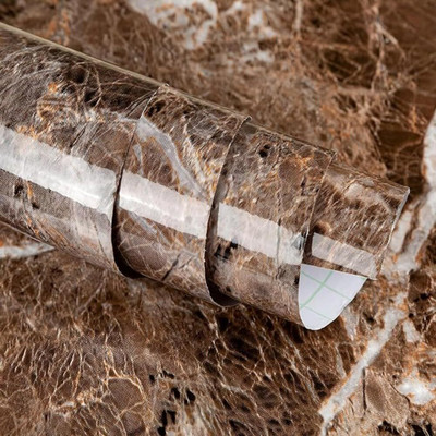 FLETIX Abstract Brown Wallpaper(200 cm x 60 cm)
