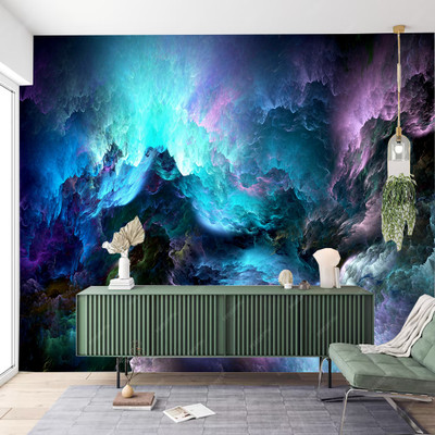 Zedexgraphics Abstract Multicolor Wallpaper(127 cm x 41 cm)