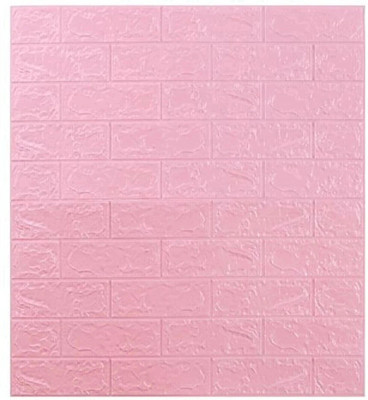 Tlismi Vinyl Decorative Pink Wallpaper(L x W: 77 cm x 70 cm)