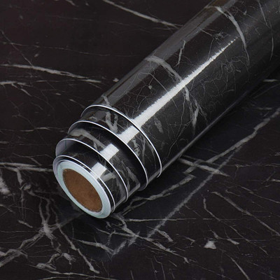 HOSTING Abstract Black Wallpaper(200 cm x 60 cm)