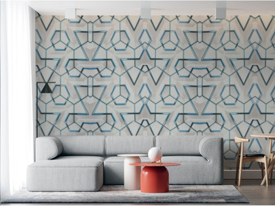 Jas Enterprise Vinyl Architecture Blue Wallpaper(L x W: 250 cm x 45 cm)