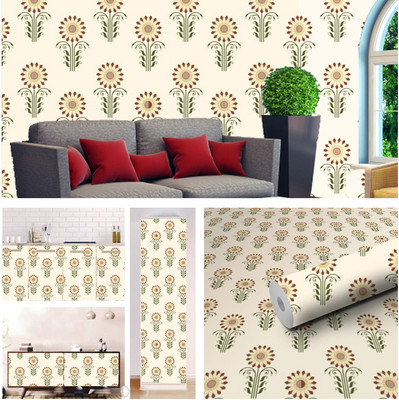 BnezzUP Vinyl Decorative Multicolor Wallpaper(L x W: 300 cm x 40 cm)
