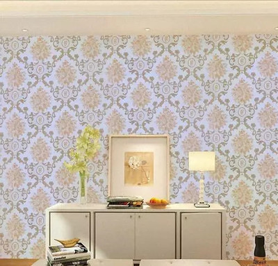 Hamidani Vinyl Abstract Red Wallpaper(L x W: 45 cm x 250 cm)