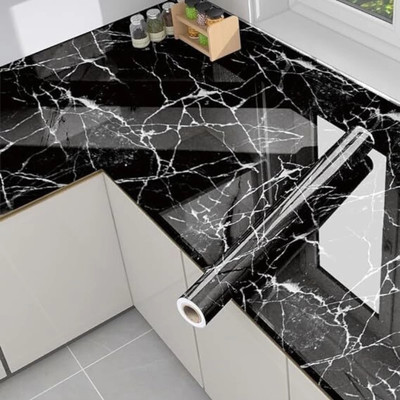 Glowee Architecture Black Wallpaper(200 cm x 60 cm)
