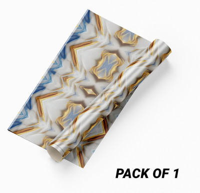 ELUXIA Vinyl Floral & Botanical Blue Wallpaper(L x W: 200 cm x 60 cm)