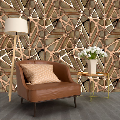 VWALL Abstract Multicolor Wallpaper(230 cm x 40 cm)