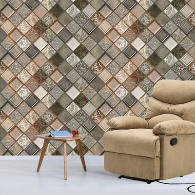 Creative Print Solution Floral & Botanical Multicolor Wallpaper(244 cm x 41 cm)