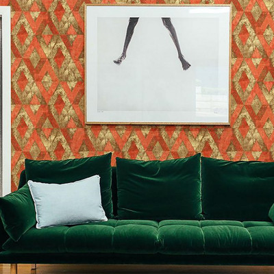 GooGlu Embossed Architecture Multicolor Wallpaper(L x W: 1000 cm x 53 cm)