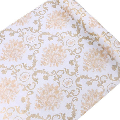 WallBerry Vinyl Abstract White Wallpaper(L x W: 200 cm x 45 cm)