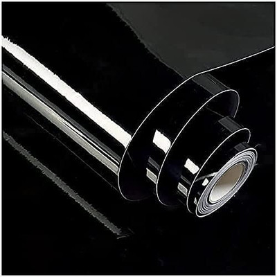 SUPERFAB Decorative Black Wallpaper(152.4 cm x 60 cm)