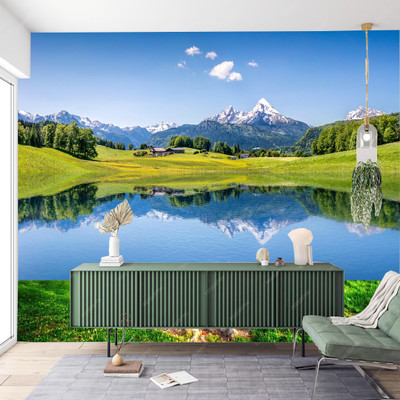 Crative Design Vinyl Abstract Multicolor Wallpaper(L x W: 244 cm x 41 cm)