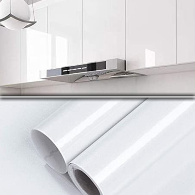 Walper Foils, Paper Abstract White Wallpaper(L x W: 200 cm x 60 cm)