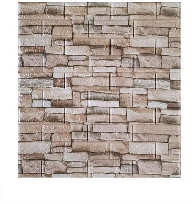 DVH Vinyl Decorative Pink Wallpaper(L x W: 77 cm x 70 cm)