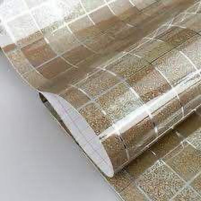 SOJITRA EXPORT Vinyl Nature Brown Wallpaper(L x W: 200 cm x 60 cm)