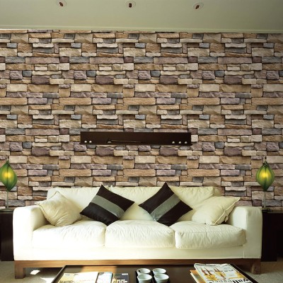 Oren Empower Classics Brown Wallpaper(330 cm x 60 cm, Pack of 2)