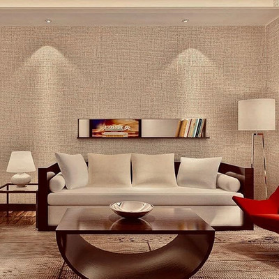 Sunavi Fabric, Vinyl Decorative Brown Wallpaper(L x W: 500 cm x 45 cm)