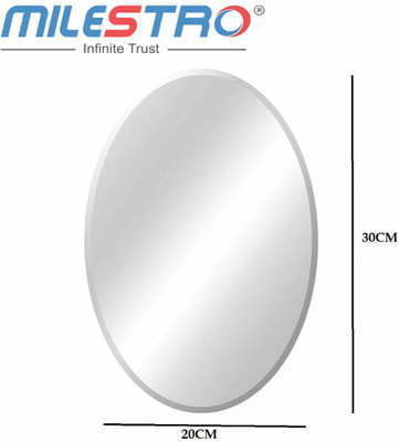 MILESTRO 30 cm FLMIRR020 Self Adhesive Sticker(Pack of 1)
