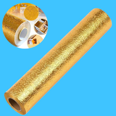 AirSoft Vinyl Architecture Gold Wallpaper(L x W: 200 cm x 60 cm)