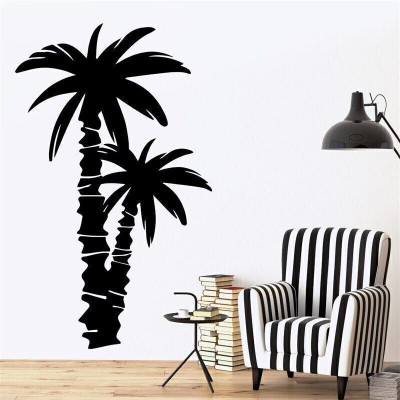 marvellous Vinyl Decorative Black Wallpaper(L x W: 100 cm x 60 cm)