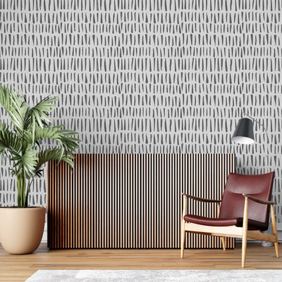 texoro Vinyl Abstract Black, White Wallpaper(L x W: 230 cm x 45 cm)