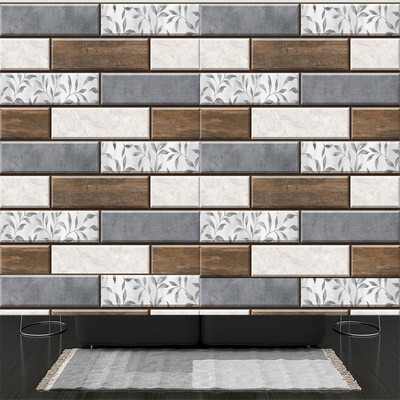 VWALL Architecture Multicolor Wallpaper(230 cm x 40 cm)