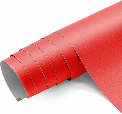 SUPERFAB Abstract Red Wallpaper(121 cm x 60 cm)