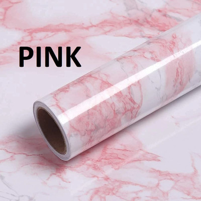 Prim Enterprise Abstract Pink Wallpaper(200 cm x 60 cm)