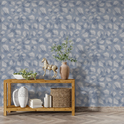 texoro Architecture Blue Wallpaper(230 cm x 41 cm)