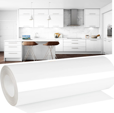 SUPERFAB Vinyl Abstract White Wallpaper(L x W: 114 cm x 38 cm)