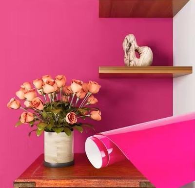 SRGE Vinyl Classics Pink Wallpaper(L x W: 218.44 cm x 60.96 cm)