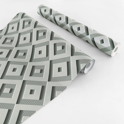 KAAF Abstract Grey Wallpaper(250 cm x 45 cm)