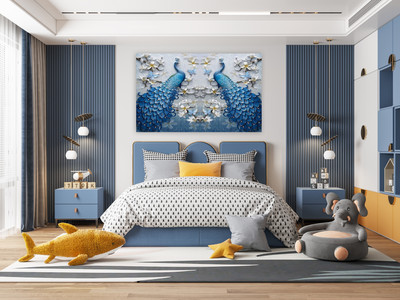 Magics Decorative Multicolor Wallpaper(60 cm x 92 cm)