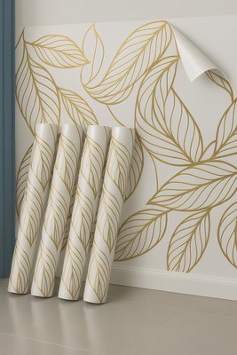 Peijinsart Vinyl Decorative Multicolor Wallpaper(L x W: 200 cm x 60 cm, Pack of 4)