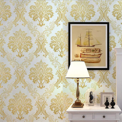 Splendid Paper Abstract Gold Wallpaper(L x W: 250 cm x 45 cm)