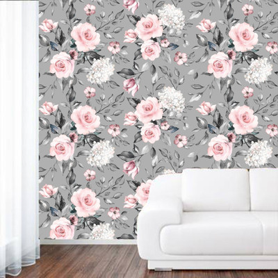 Guru Production Vinyl Decorative Multicolor Wallpaper(L x W: 300 cm x 41 cm)