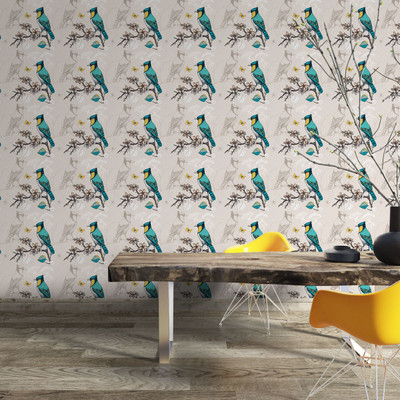PrintCrown Abstract Multicolor Wallpaper(244 cm x 41 cm)