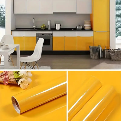 SUNBIRD Decorative Yellow Wallpaper(121 cm x 60 cm)