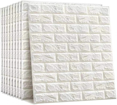 wewell Decorative White Wallpaper(79 cm x 77 cm)